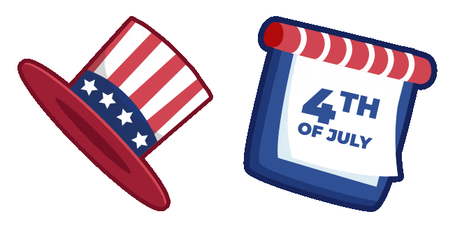Independence Day Uncle Sam Hat Animated Cursor