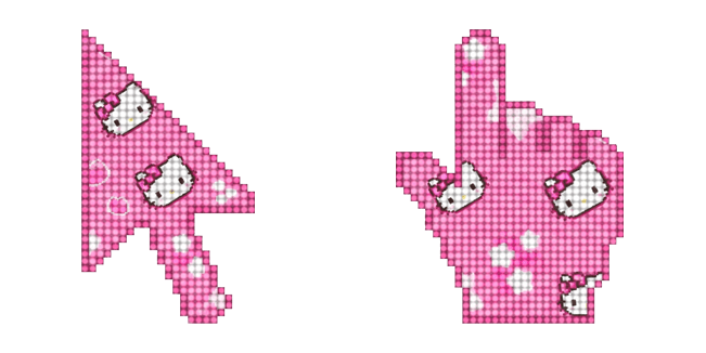 Hello Kitty Y2K Pixel Cursor