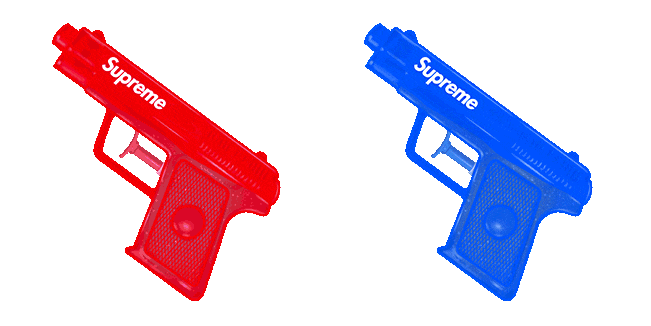 Supreme Iridescent Water Gun Animated Cursor