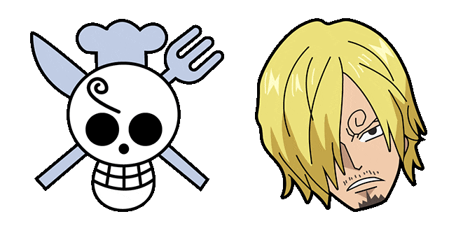 One Piece Sanji Jolly Roger Animated Cursor