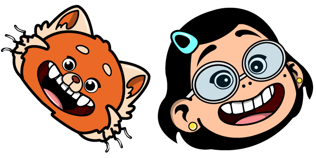 Turning Red Mei Lee & Red Panda Cursor