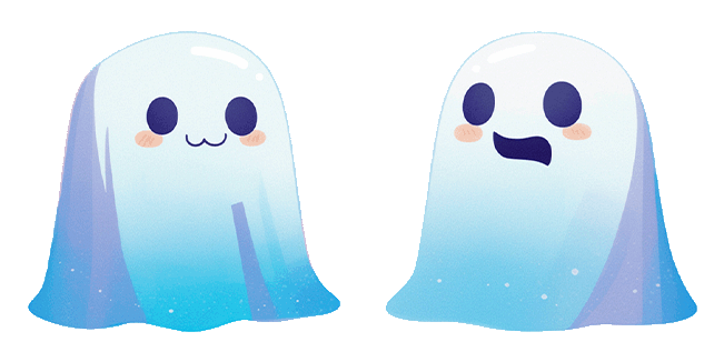 Cute Dancing Ghost Animated Cursor