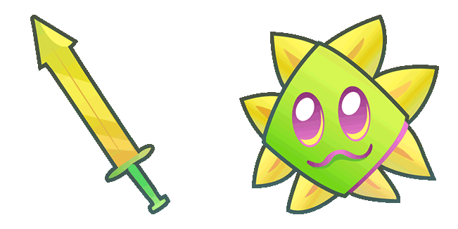 Deltarune Floradinn & Sword Animated Cursor