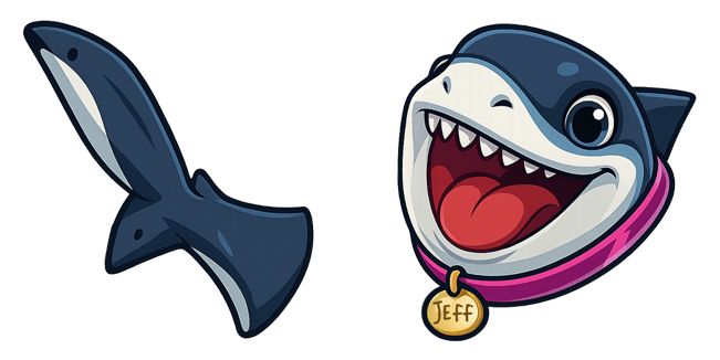 Jeff The Land Shark Cursor