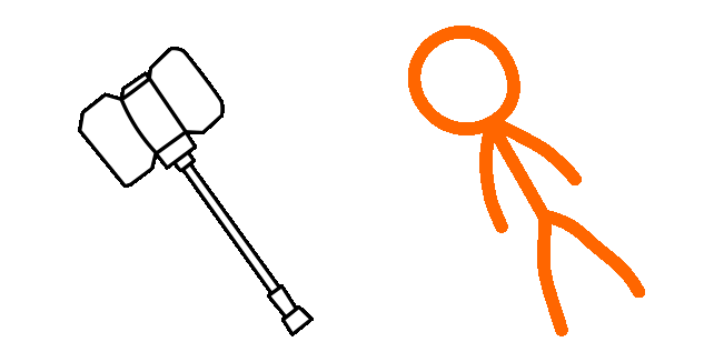Animator vs. Animation Orange & Hammer Animated Cursor