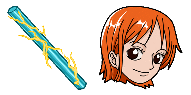 One Piece Nami & Clima-Tact Animated Cursor