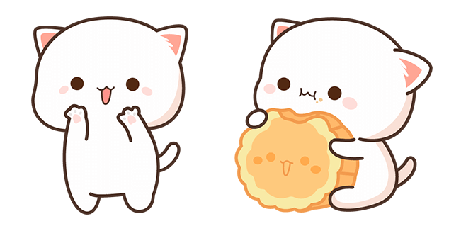 Peach Eating Goma Cookie Cursor