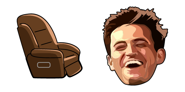 Friends Chandler Bing & BarcaLounger Chair Cursor
