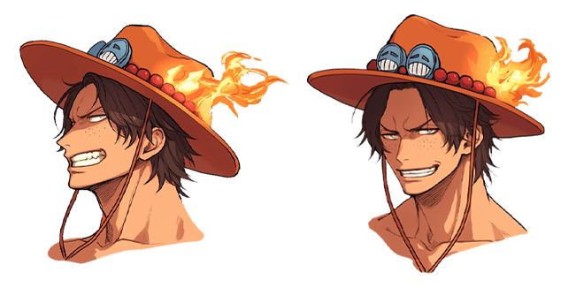 One Piece Portgas D. Ace Cursor