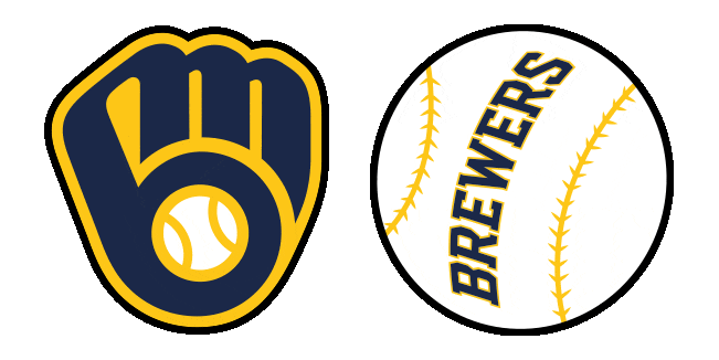Milwaukee Brewers Logo & Ball Animated Cursor