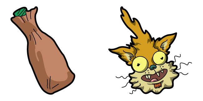 Rick and Morty Squanchy & Bottle Cursor