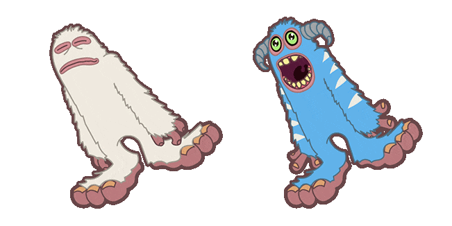 My Singing Monsters Mammott Animated Cursor