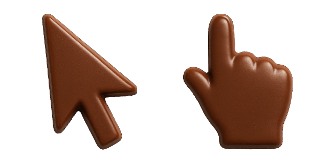 Smooth Milk Chocolate Glossy Cursor
