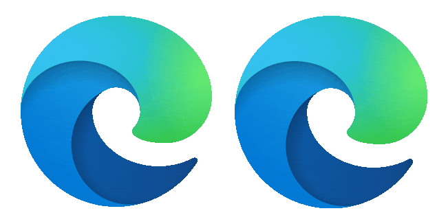 Microsoft Edge Logo Animated Cursor