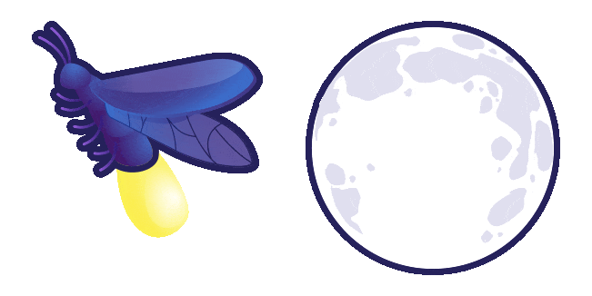 Firefly & Moon Animated Cursor