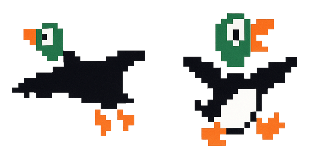 Duck Hunt 8bit Game Cursor