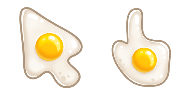 Fried Egg Texture Cursor