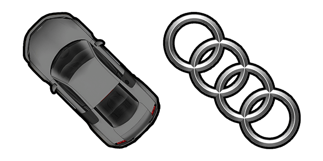 Grey Audi R8 Cursor