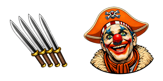 One Piece Netflix Buggy the Clown & Daggers Cursor