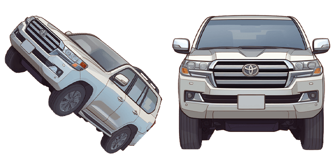 Luxury Modern Toyota Land Cruiser Cursor
