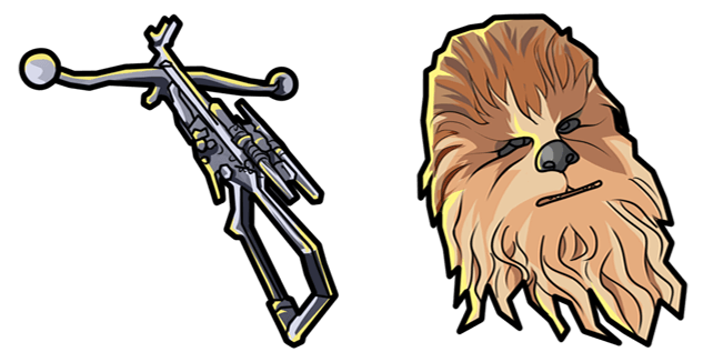 Star Wars Chewbacca & Bowcaster Cursor