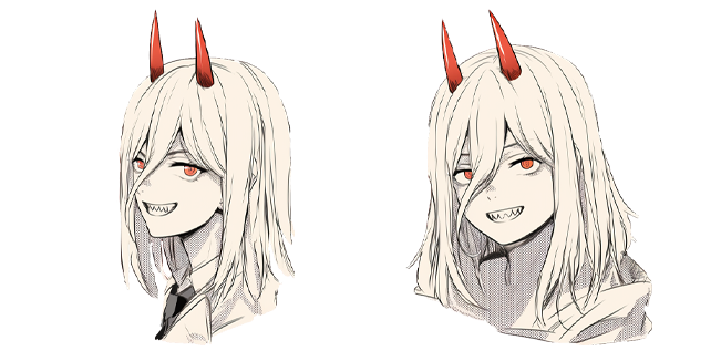 Chainsaw Man Power Face Cursor