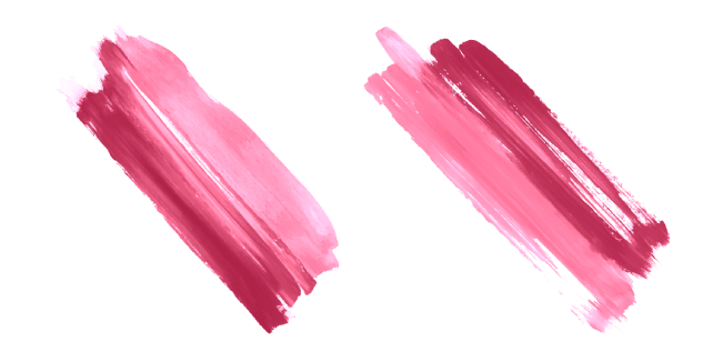 Watercolor Pink Stroke Cursor