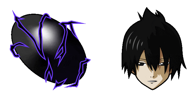 Fairy Tail Zeref Dragneel & Death Orb Animated Cursor