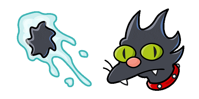 The Simpsons Snowball & Hairball Animated Cursor