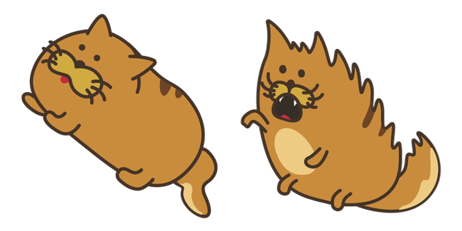 Doodle Cats Yawling Cursor