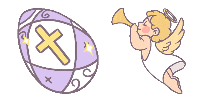 Easter Egg & Angel Animated Cursor