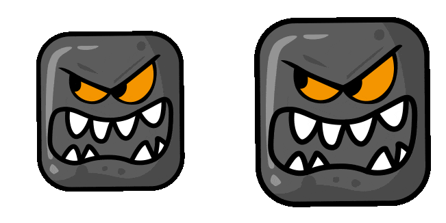 Red Ball 4 Evil Boxes Animated Cursor