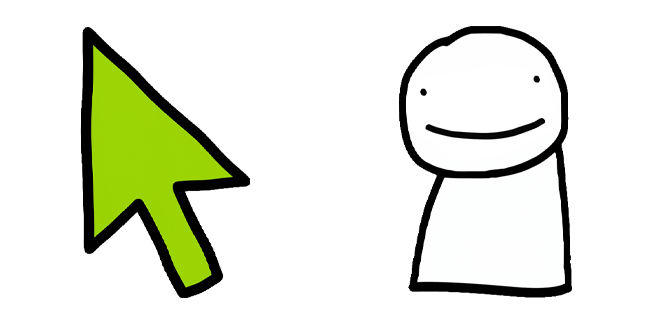 Dream SMP Dream Blob & Arrow Cursor