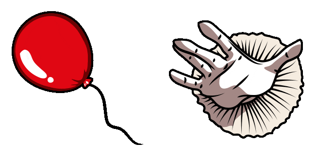 It Pennywise & Balloon Animated Cursor