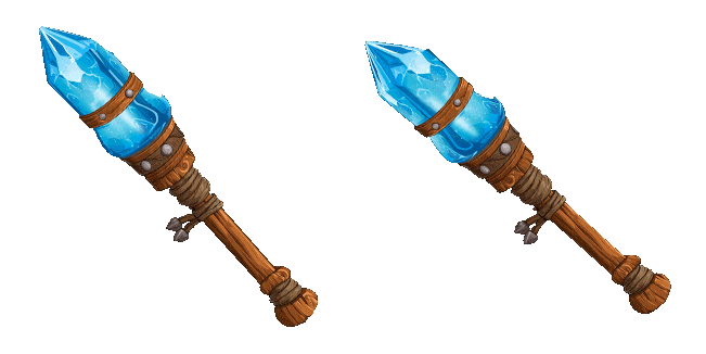 Glacial Staff Animated Cursor