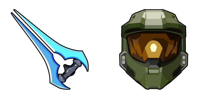 Halo Master Chief & Energy Sword Cursor