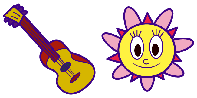 PaRappa The Rapper Sunny Funny & Guitar Cursor