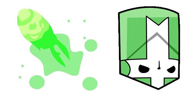 Castle Crashers Green Knight & Poison Ball Animated Cursor