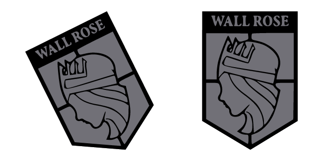 Attack on Titan Wall Rose Logo Cursor