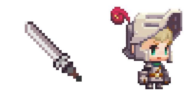Guardian Tales The Knight & Sword Animated Cursor