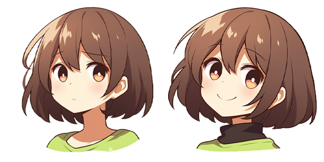 Cute Undertale Style Girl Cursor