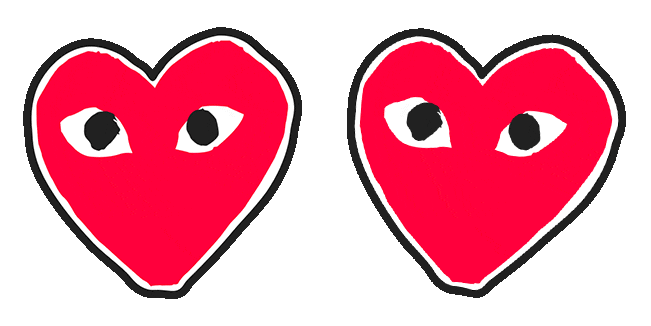 Comme des Garcons Logo Shaking Animated Cursor