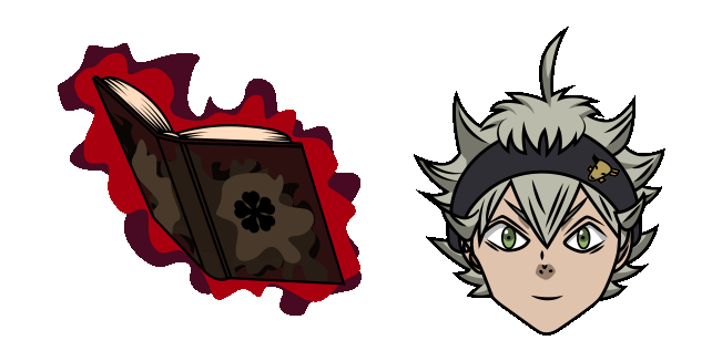 Black Clover Asta & Grimoire Animated Cursor