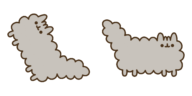 Pusheen the Cat Cute Stormy Animated Cursor
