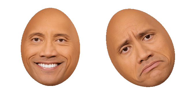 The Rock Egg Meme Cursor