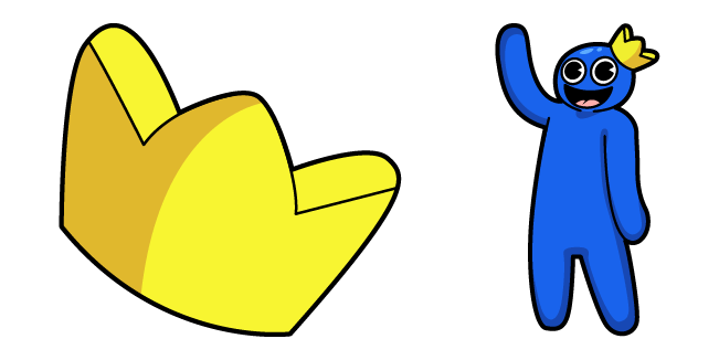 Roblox Rainbow Friends Blue & Crown Cursor