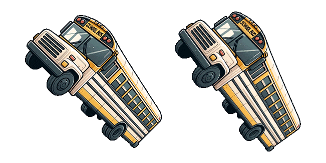 School Bus Animated Cursor
