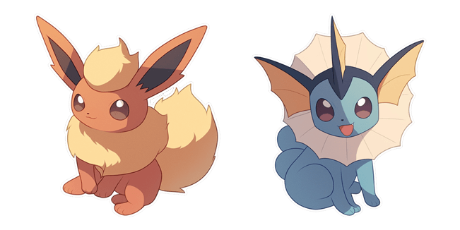 Pokemon Flareon & Vaporeon Cursor
