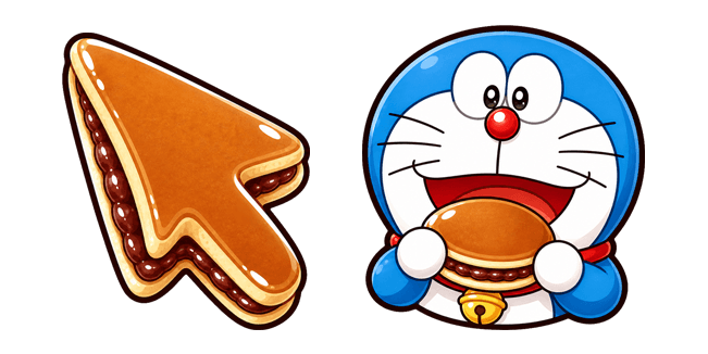 Doraemon & Pancake Cursor