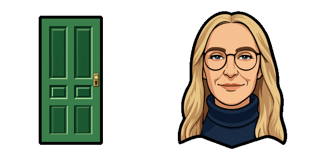 Wayward Evelyn Wade & Door Animated Cursor